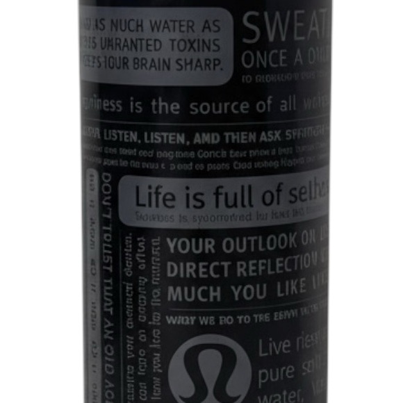 Black Motivational Water Bottle - Picture 10 of 15